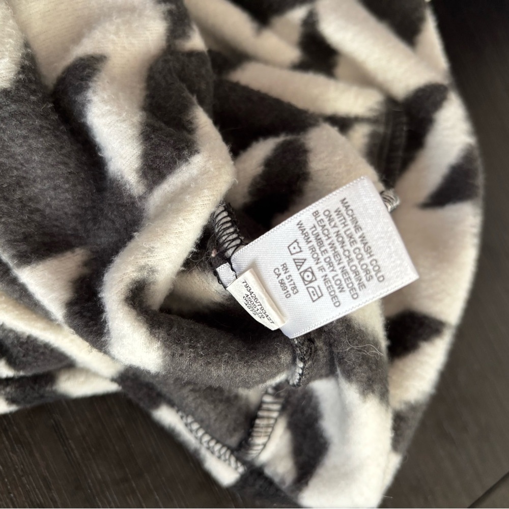 Maurice’s Wilder Fleece Shacket / Black & White Houndstooth Pattern / Size XL - Picture 6 of 7